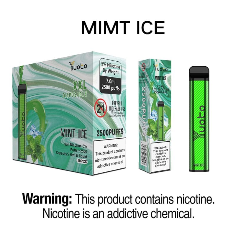 YUOTO XXL DISPOSABLE VAPE Wholesale (2500Puffs)