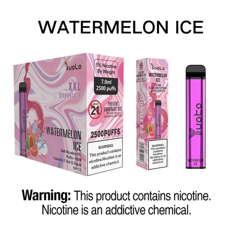 YUOTO XXL DISPOSABLE VAPE Wholesale (2500Puffs)