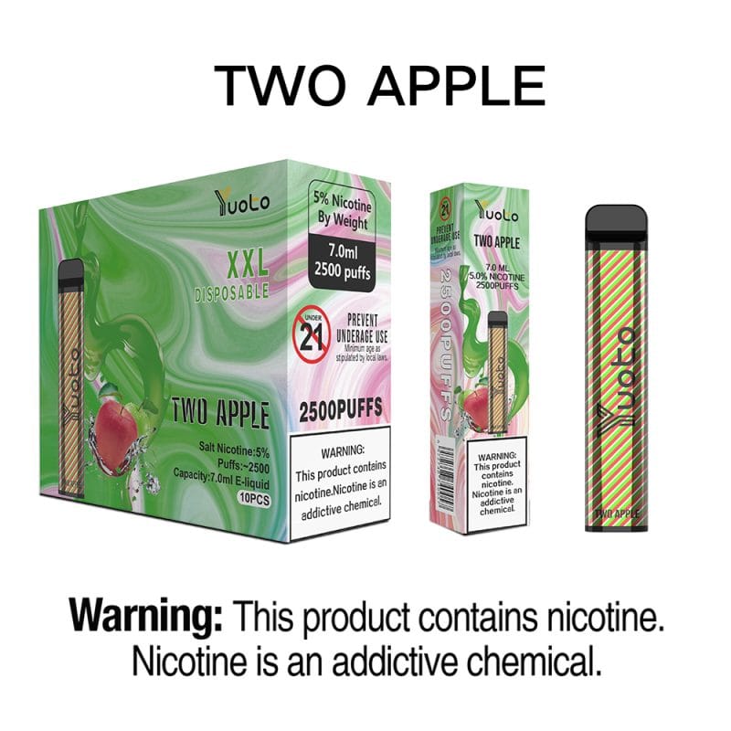 YUOTO XXL DISPOSABLE VAPE Wholesale (2500Puffs)