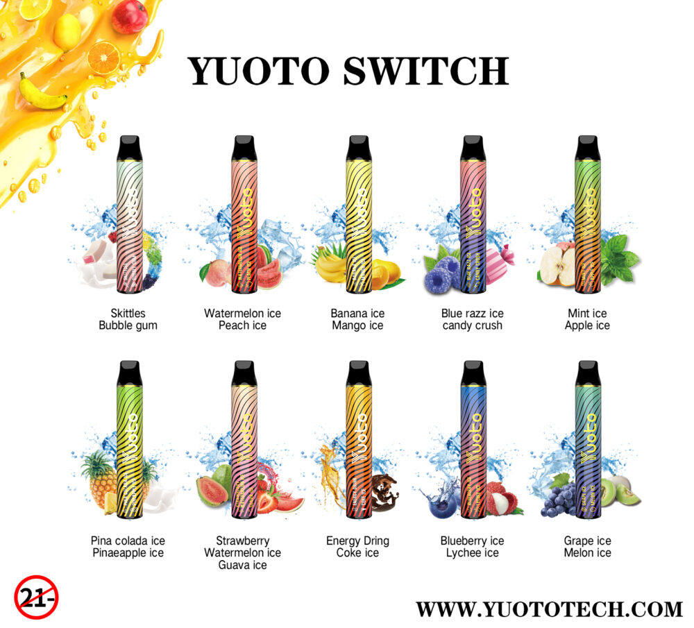 YUOTO Switch Одноразовые вейпы оптом