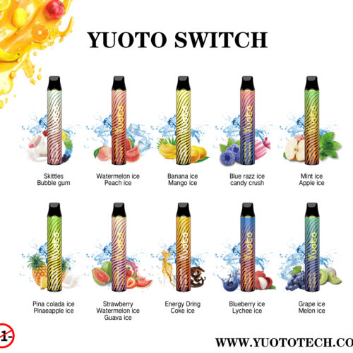 YUOTO Switch Одноразовые Vape оптом