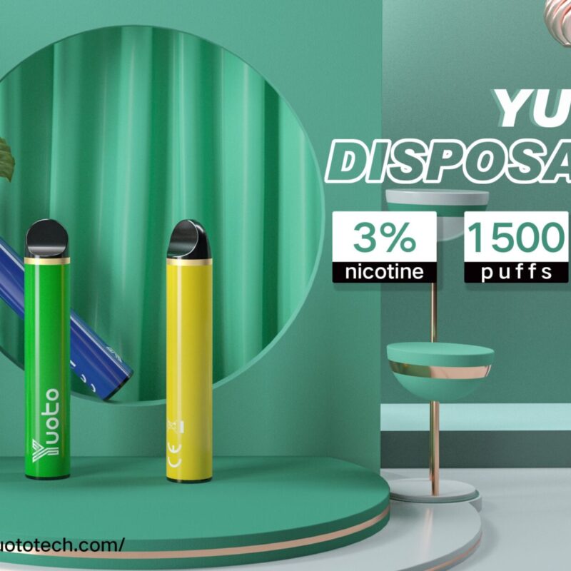 YUOTO 1500 Puffs Одноразовые Vape Stiks оптом