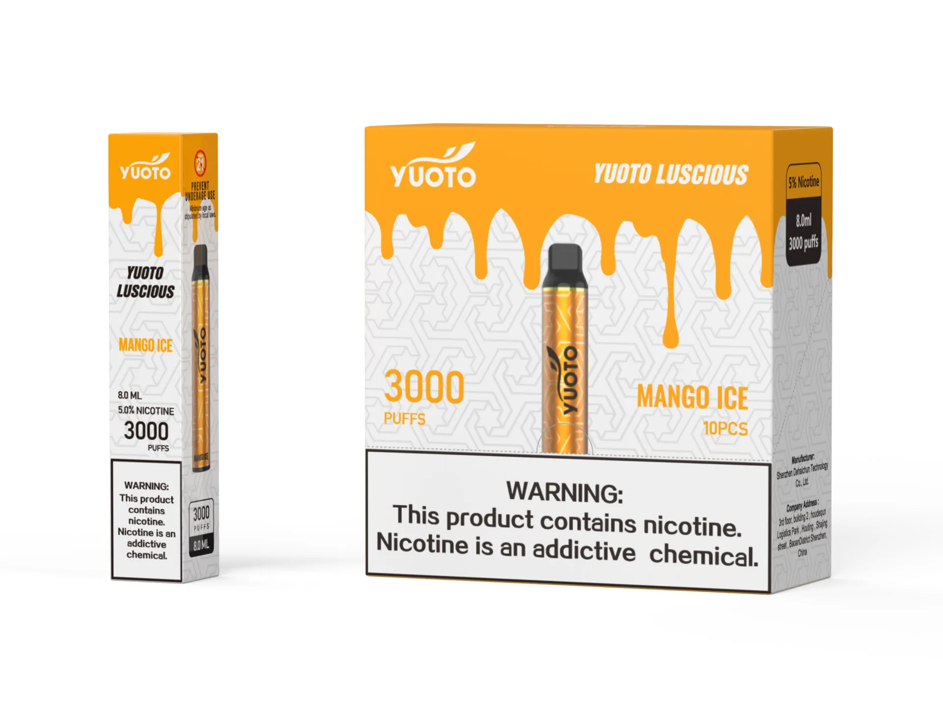 YUOTO Lucious 3000 Puffs Disposable Vape Wholesale