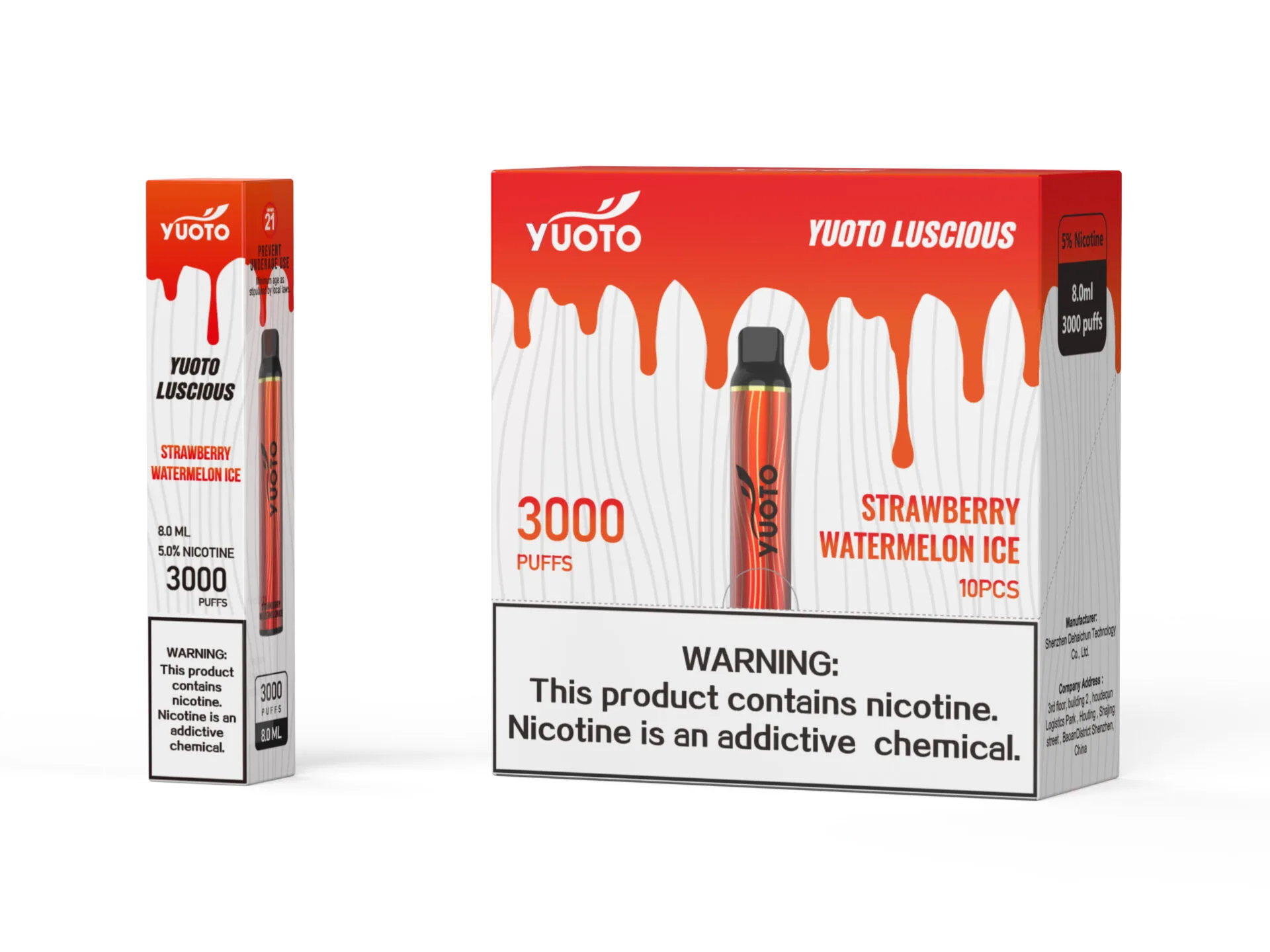 YUOTO Lucious 3000 Puffs Disposable Vape Wholesale